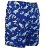 Banana Boat UPF50+ Boy's Whale Print Bathing Suit 4-Way Stretch | Royal or Aqua - 2 of 3
