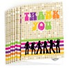Big Dot of Happiness 70's Disco - 1970's Disco Fever Party Thank You Cards (8 count) - 2 of 4