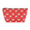 Hello Kitty Makeup Bag, Small Travel Cosmetic Zipper Pouch Organizer - 2 of 4