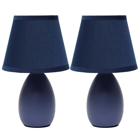 Bedside table store lamp set