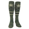 Mk Socks Patriot USA Flag Military Green Knee-High Long Sports Socks - 2 of 2