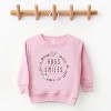 The Juniper Shop Mini Smiley Hugs and Smiles Toddler Sweatshirt - 3 of 4