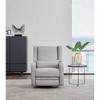 Westwood Design Elsa Power Swivel Glider Pearl River - Gray - image 2 of 4