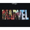 Seven Times Six Marvel Men's Iron Man Repulsor Pose Marvel Logo Adult T-Shirt Black - image 2 of 3