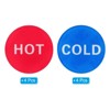 Unique Bargains Acrylic Decor Home Business Self Stick Hot/Cold Water Label - 3 of 4