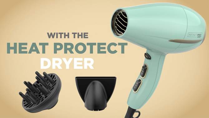 Conair InfinitiPRO Heat Protect Hair Dryer - 1875 Watt, 2 of 18, play video