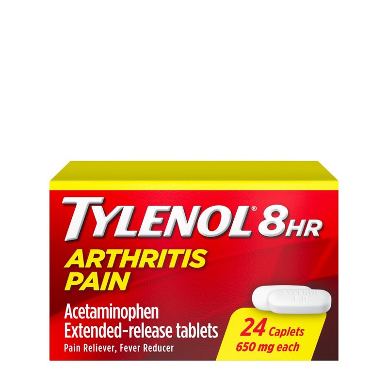 Tylenol 8 Hour Arthritis Pain Reliever Extended-Release Caplets - Acetaminophen, 1 of 17