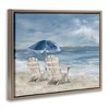Stupell Industries Serene Beach Chairs, 31" x 25" - 3 of 4