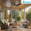 Delta Breez Pleasanton 60" Ceiling Fan with LED, Remote, Indoor/Outdoor, Ideal for Large Room, Bedroom, Living Room, Modern Farmhouse Decor, Black - 4 of 4