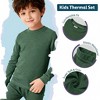 City Threads Boys USA-Made Soft & Cozy Thermal Long Johns 2-Piece Set - Warm Base Layer & Loungewear - 3 of 4