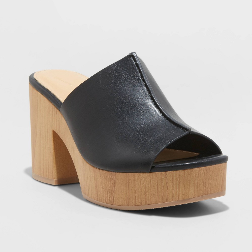 Women's Peony Pumps - Universal Thread Black 7.5
