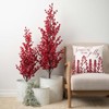 8.75"H, 10.75"H & 12.5"H Sullivans Christmas White Pierced Christmas Planters Set of 3, Indoor Christmas Decor - 3 of 4