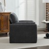 Chenille Oversized Accent Chair, Sofa Chair with Large Seat and Wide Armrests, Modern Armchair Reading Chairs for Bedroom Living Room-HYLEORY - 3 of 4