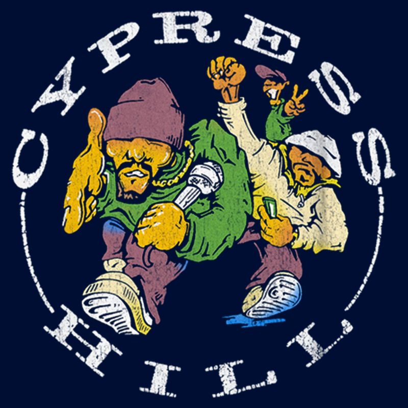 Boy's Cypress Hill 90s Distressed Logo T-Shirt, 2 of 5