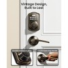 Itopfox Keyless Entry Door Lock with 2 Lever Handles - Electronic Keypad Deadbolt, Easy Install Digital Smart Front Door Lock Set, Oil Rubbed Bronze - 3 of 4