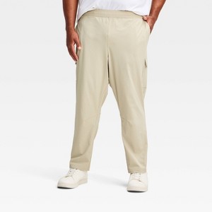 Men's Big Stretch Woven Pants - All In Motion™ Almond 3XL : Target