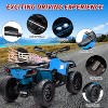 2 Seater Ride On Car, 24V Licensed Can-Am Electric ATV Car for Kids, 4 Wheeler Electric Toy Car with Bluetooth, Led, 5 Mph Max Speed - 3 of 4