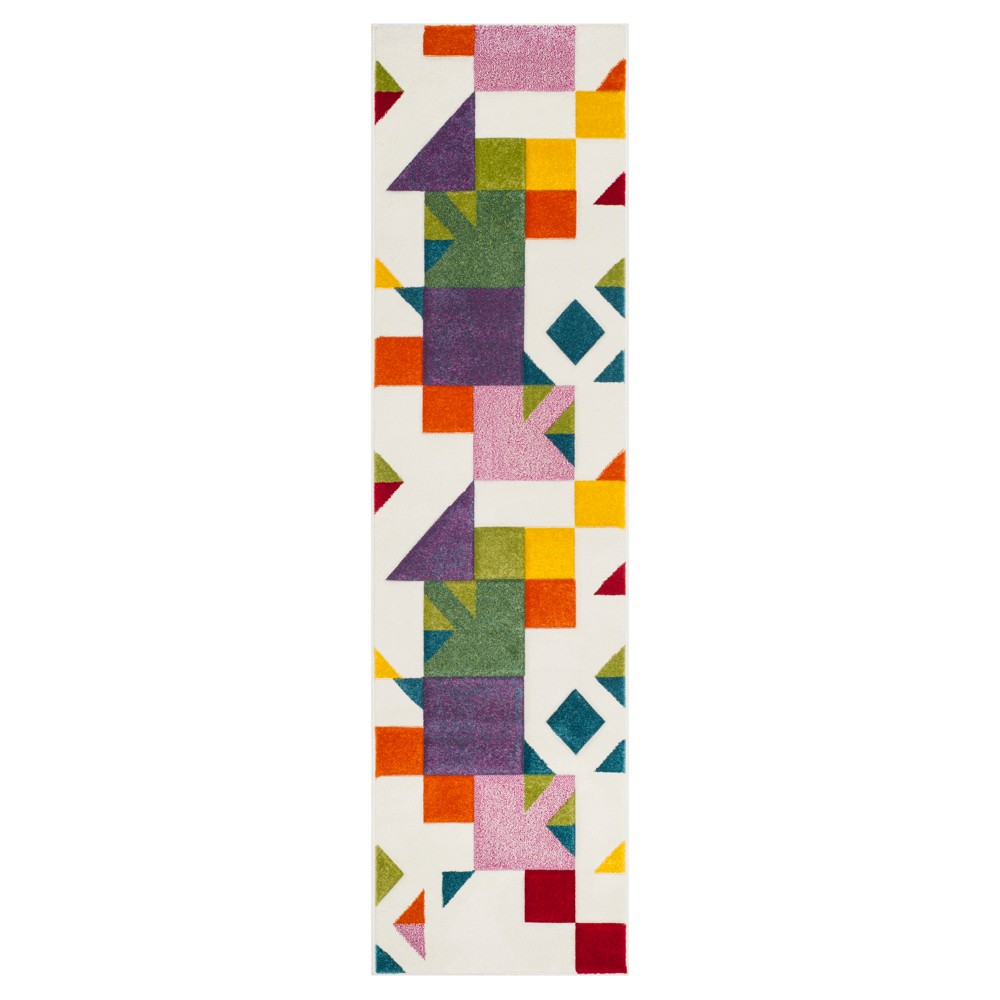  Runner Audrina Loomed Rug Ivory/Rose