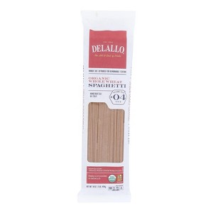Delallo - Organic Whole Wheat Spaghetti Pasta - Case of 16 - 16 oz - 1 of 2