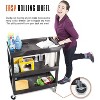 Stand Steady Tubstr Tub Shelf Utility Carts - 3 Shelf - Black - 4 of 4