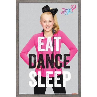 Trends International JoJo Siwa - Eat Dance Sleep Framed Wall Poster Prints