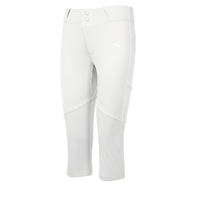 mizuno softball pants white