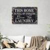 Cheung's Patrice Wooden Wall Sign - Endless Laundry - 2 of 2