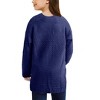 Girls Long Sleeve Cardigan Sweaters Open Front Cable Knit Chunky Cardigans Kids Oversized Cute Outerwear Coat - 2 of 2