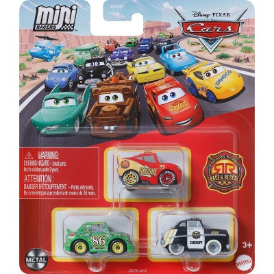 Cars JBH26 Mini Racers Toy Vehicle - 3pk