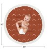 Sweet Jojo Designs Boy or Girl Gender Neutral Unisex Baby Tummy Time Playmat Diamond Tuft Orange and Off White - 4 of 4