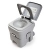 DOMETOUR 5 Gallon Portable Toilet Flush Potty Travel Camping Outdoor - 2 of 4