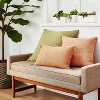Washed Linen Lumbar Throw Pillow with Tassels - Threshold™ - image 2 of 4
