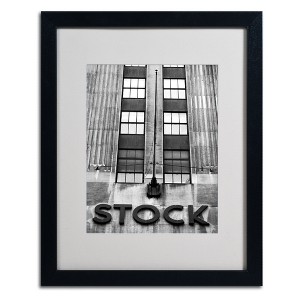 Trademark Fine Art -Yale Gurney 'Wall Street STOCK' Matted Framed Art - 1 of 4