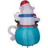 Gemmy Christmas Airblown Inflatable Hot Cocoa Mug Scene, 6.5 ft Tall, Multi - 3 of 3