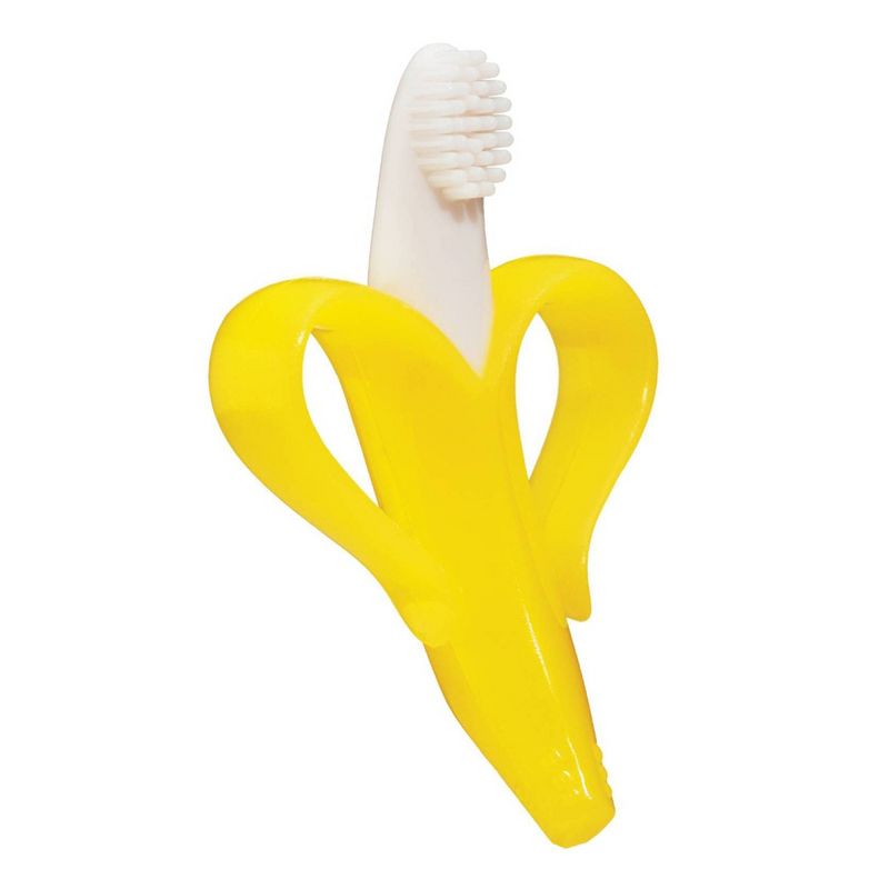 Baby Banana Infant Teething Toothbrush, 1 of 12