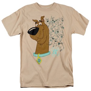 Scooby Doo Evolution Of Scooby Doo Adult T-Shirt - 1 of 4