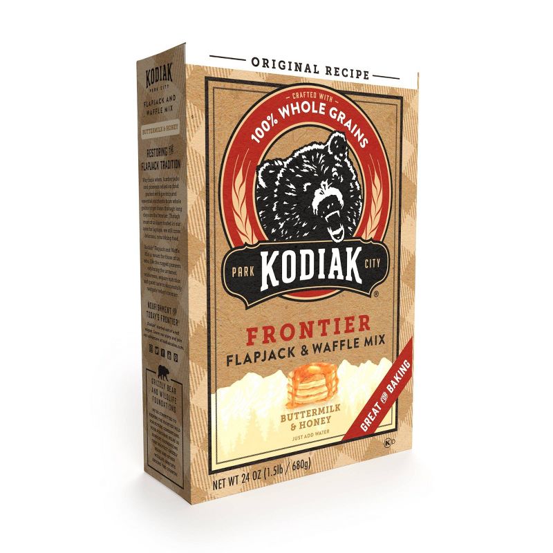 Kodiak Frontier Flapjack &#38; Waffle Mix Buttermilk &#38; Honey - 24oz, 3 of 11