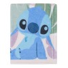 NoJo Disney Stitch Ohana Means Family Blue, Green, and White Super Soft Photo Op Baby Blanket - image 2 of 3