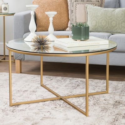 gold coffee table target
