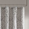PAGED Luxury Jacquard Shower Curtain, 72x72" Damask Medallion Design Shower Curtain for Bathroom, Silver Curtain -Bathroom Decor - 2 of 4