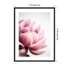Kate and Laurel Pink Peony No1 by Mareike Bohmer Framed Wall Art Print, 31 x 41, Svelte Noir Black - 2 of 4