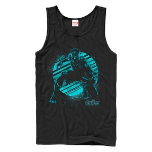 Men's Marvel Avengers: Avengers: Infinity War Panther Splatter Tank Top - 1 of 4