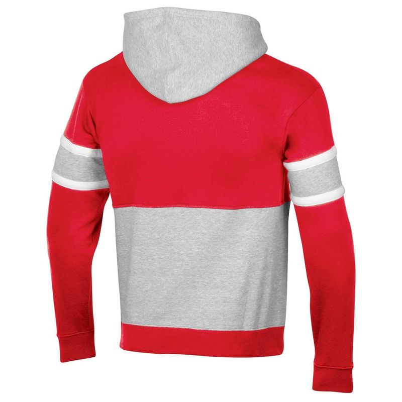 NHL Colorado Rockies Men&#39;s Vintage Lace Up Fleece Hooded Sweatshirt, 2 of 4