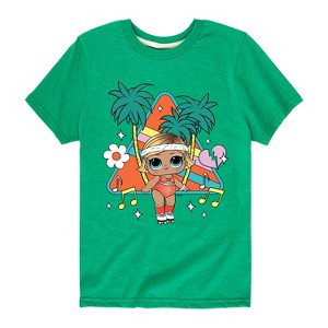 Boys' - LOL Surprise! - Boogie Babe Palm Trees Short Sleeve Graphic T-Shirt - 1 of 4