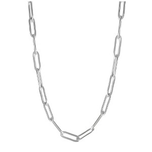 Paperclip Chain Necklace or Bracelet for Women or Men Stainless Steel Ginger Lyne Collection - 1 of 4