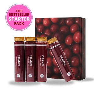 CRANEL UTI Support Cranberry Elixir 4X Bottles (Monthly Supply) Antibiotic-Free 3K Cranberries, 500mg PACs, No Added Sugar - 1 of 4