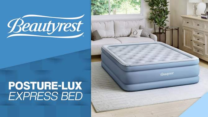 Beautyrest Posture-LUX 15&#34; Air Mattress with Electric Pump - Queen, 2 of 7, play video