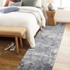 Washable Modern Abstract Rug Non Slip Low Pile Rug Soft Throw Floor Cover Foldable Indoor Carpet for Living Room Bedroom Playroom Nursery - 4 of 4
