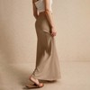 Women's Mid Waist Tummy Control Pencil Skirts Stretchy Casual Bodycon Maxi Skirt - 2 of 4