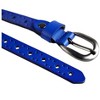 INSPIRE CHIC Women Thin Hollow Out Single Pin Buckle Belt Width 3/4" - 3 of 4